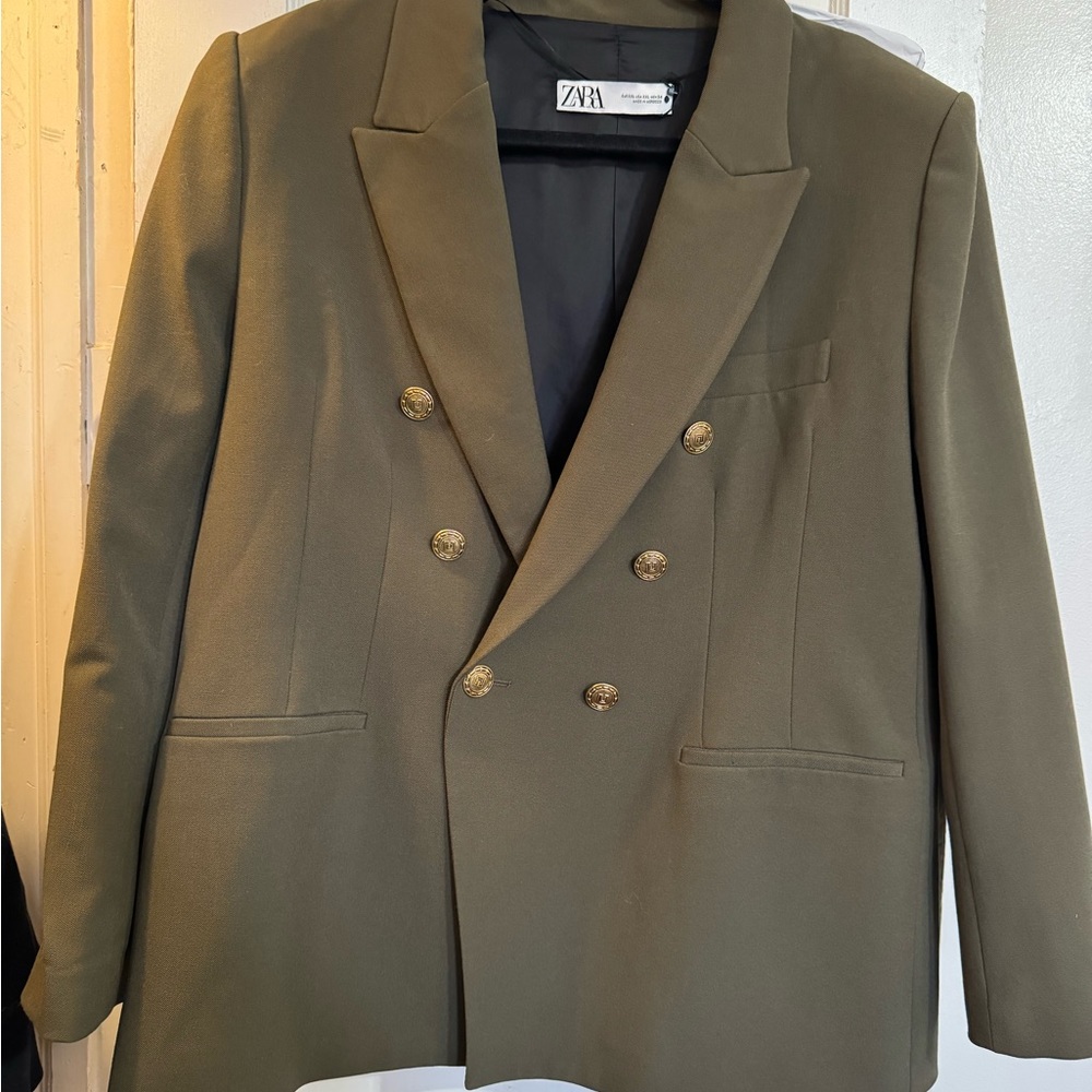 ZARA Blazer Army Green